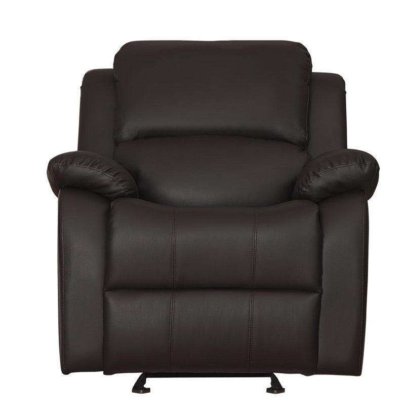 Homelegance - Clarkdale Dark Brown Glider Reclining Chair - 9928Dbr-1 - ATL FURNITURE