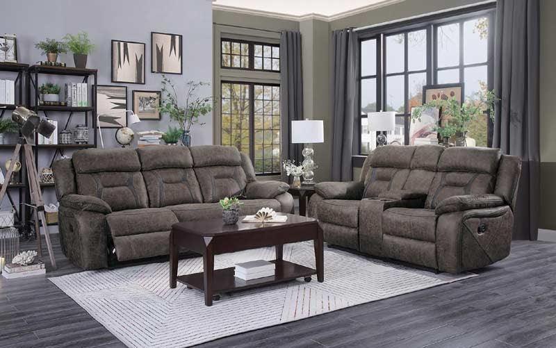 Homelegance - Madrona 2 Piece Double Reclining Sofa Set - 9989Db-3-2Set - ATL FURNITURE