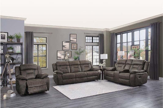 Homelegance - Madrona 3 Piece Double Reclining Living Room Set - 9989Db-3-3Set - ATL FURNITURE