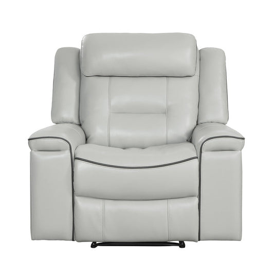 Homelegance - Darwan Lay Flat Reclining Chair In Light Grey - 9999Gy-1 - ATL FURNITURE