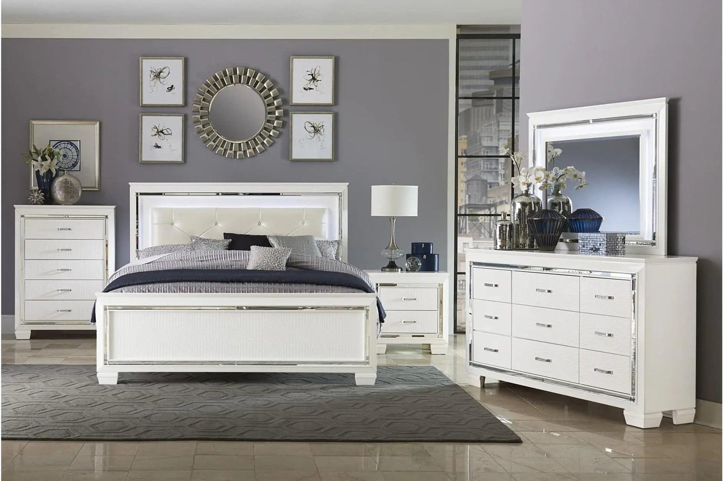 Allura Bedroom Set By Homelegance Furniture - ATL FURNITURE