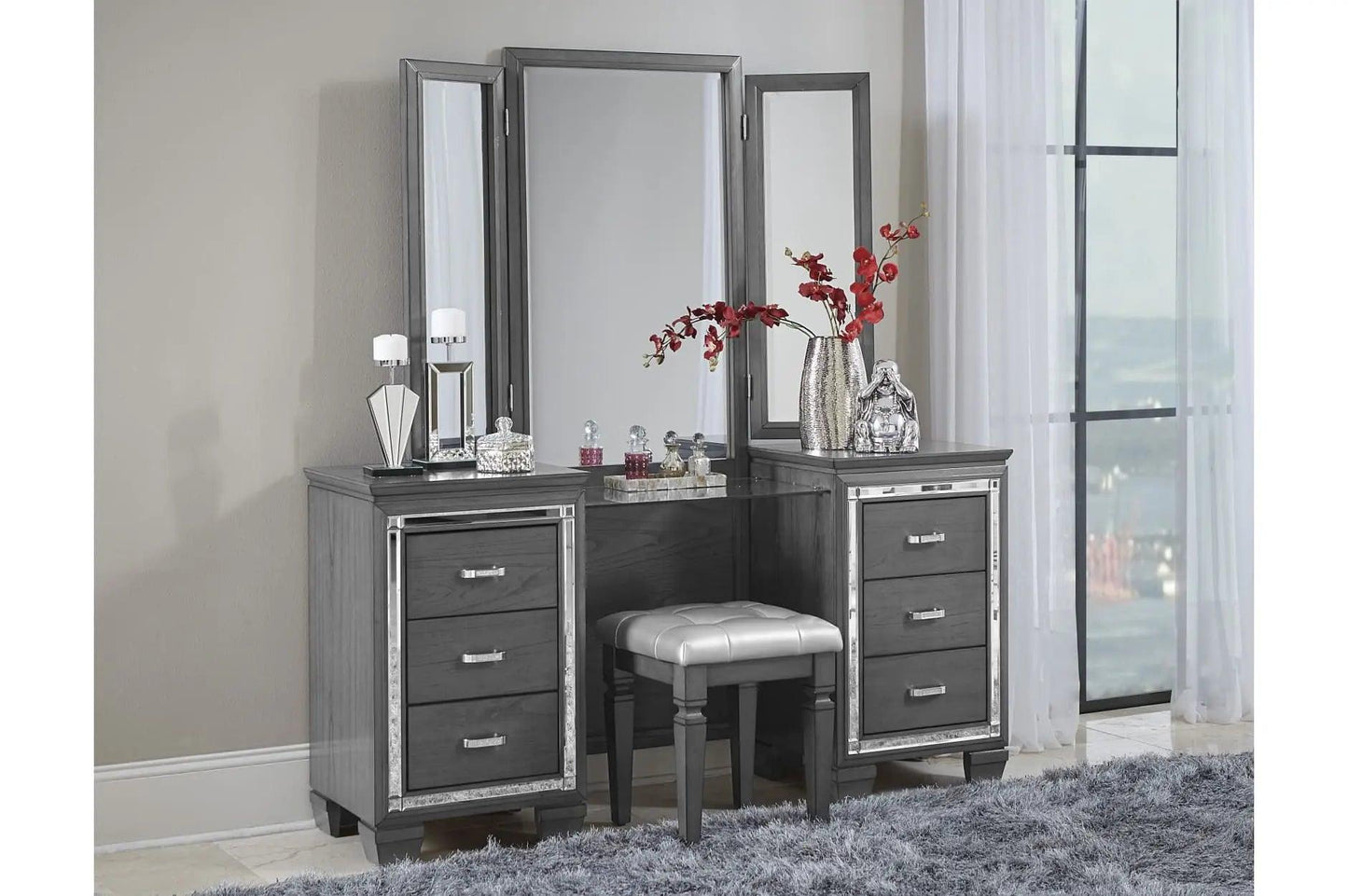 Allura Bedroom Set By Homelegance Furniture - ATL FURNITURE