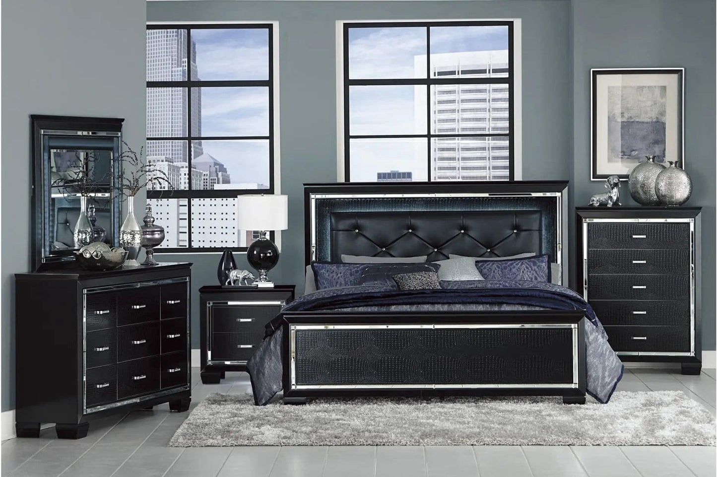 Allura Bedroom Set By Homelegance Furniture - ATL FURNITURE