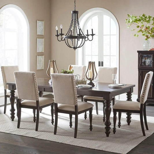 Begonia 7-Piece Rectangular Dining Room Set By Homelegance - ATL FURNITURE