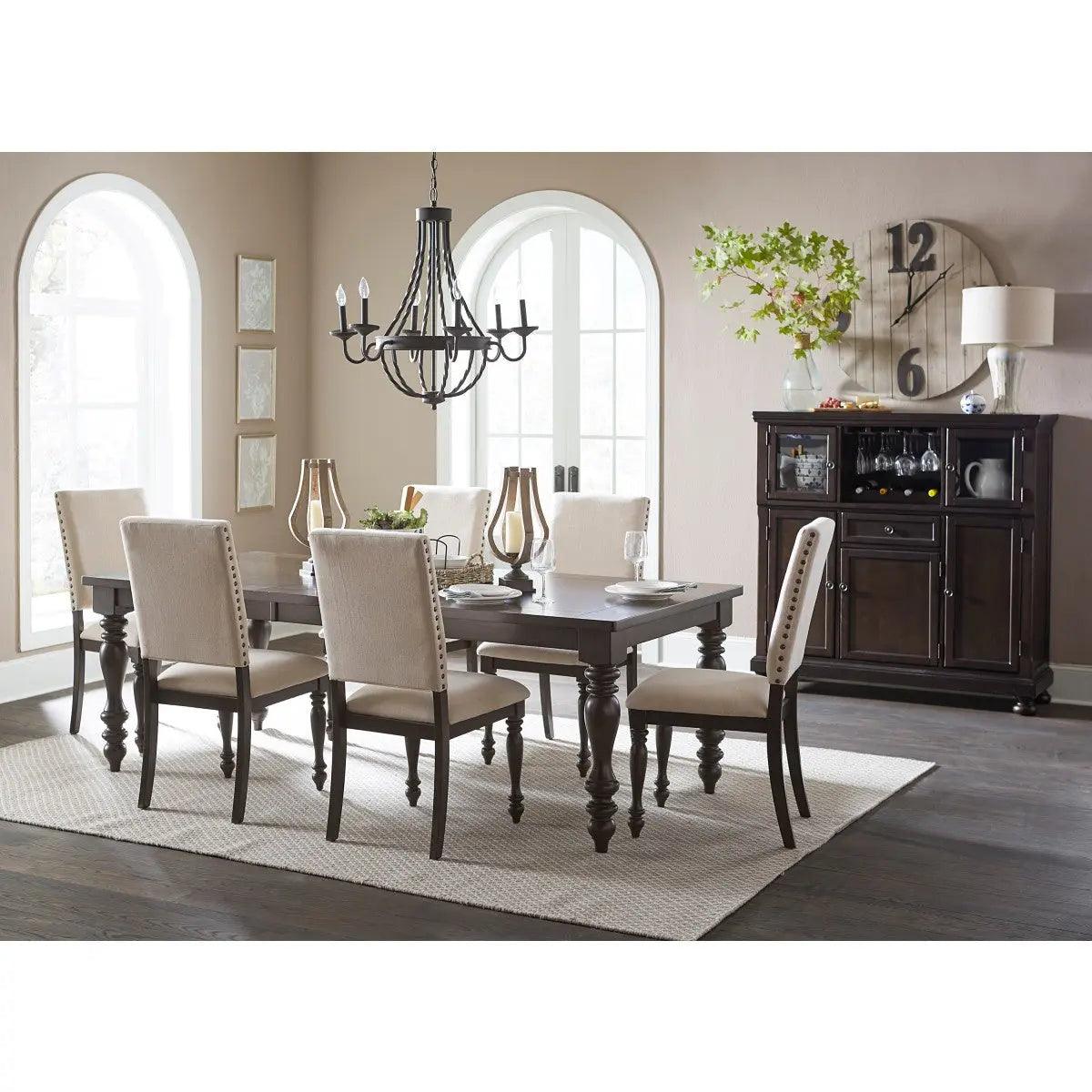 Begonia 7-Piece Rectangular Dining Room Set By Homelegance - ATL FURNITURE