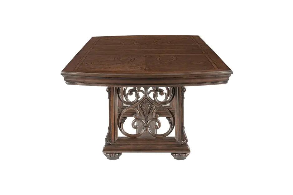 Bergen Dining Room Set In Dark Oak By Homelegance Furniture - ATL FURNITURE