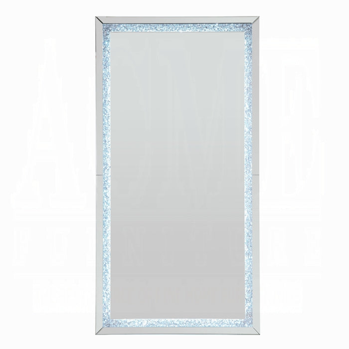 Noralie Mirrored & Faux
Diamonds Floor Mirror - ATL FURNITURE