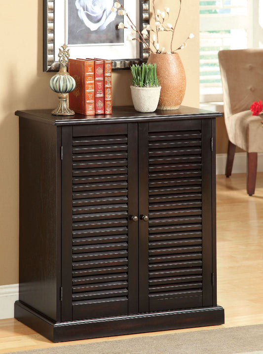 Della Espresso Shoe Cabinet - ATL FURNITURE