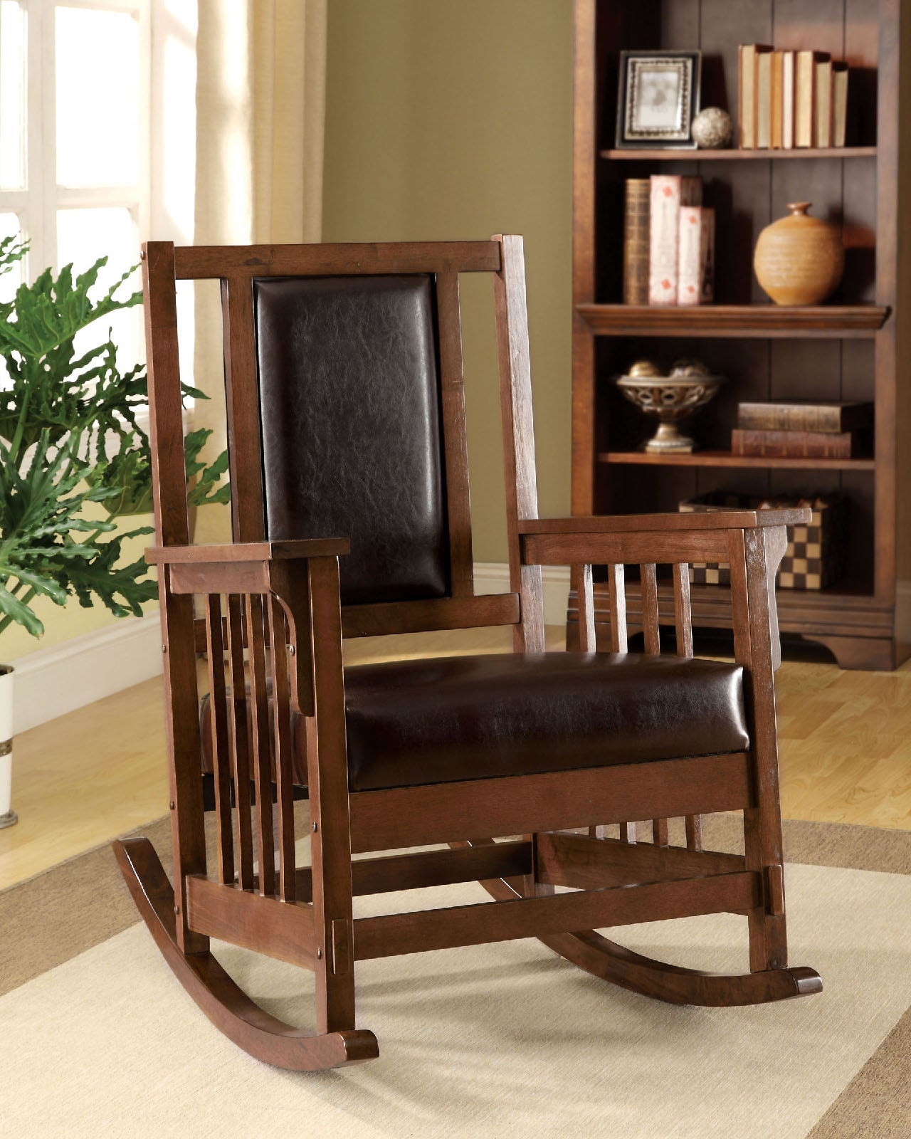 Apple Valley Espresso/Walnut Accent Chair - ATL FURNITURE