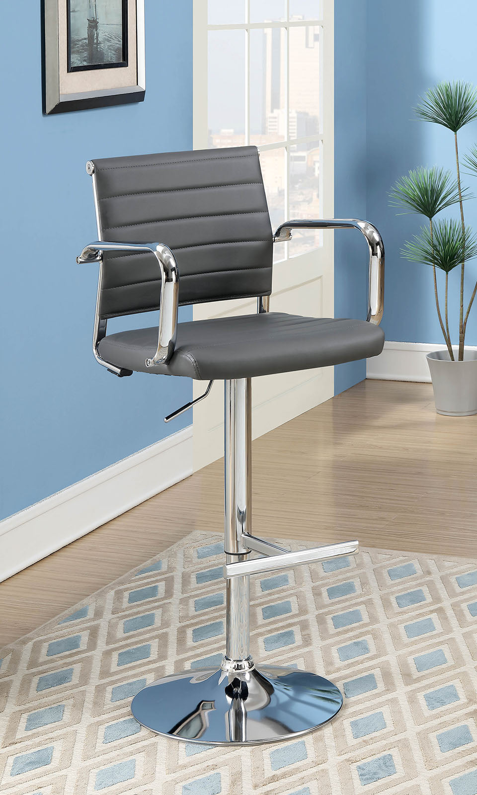 Sedona Gray Bar Stool - ATL FURNITURE