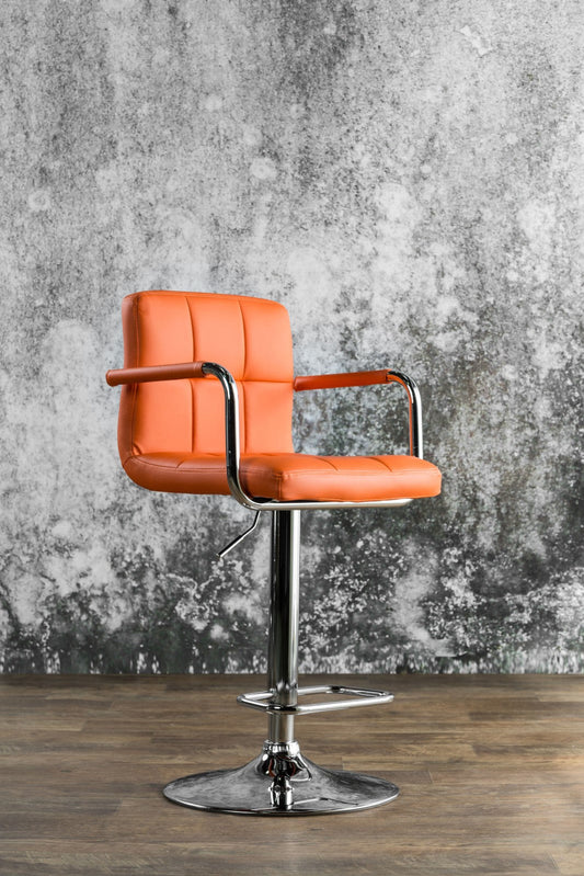 Corfu Orange Bar Stool - ATL FURNITURE