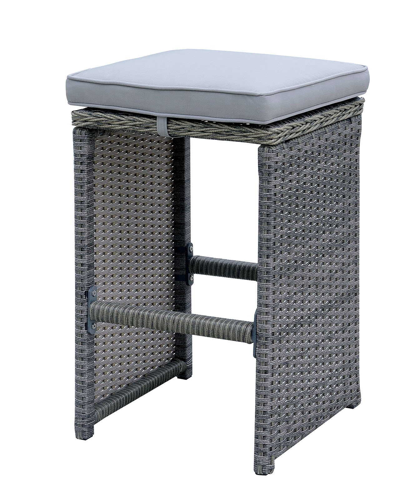 Ismay Gray Bar Stool (6/CTN) - ATL FURNITURE