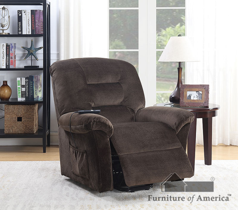 Ovar Brown Recliner - ATL FURNITURE