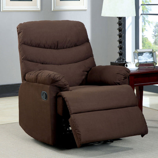 Plesant Valley Brown Recliner - ATL FURNITURE