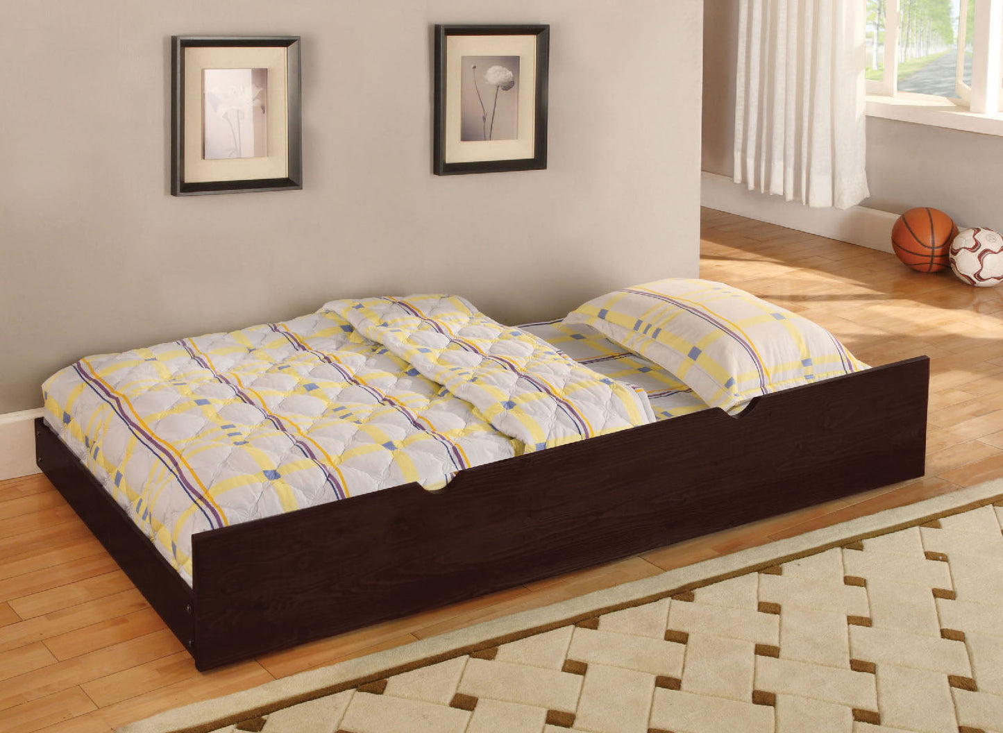 OMNUS Dark Walnut Trundle - ATL FURNITURE