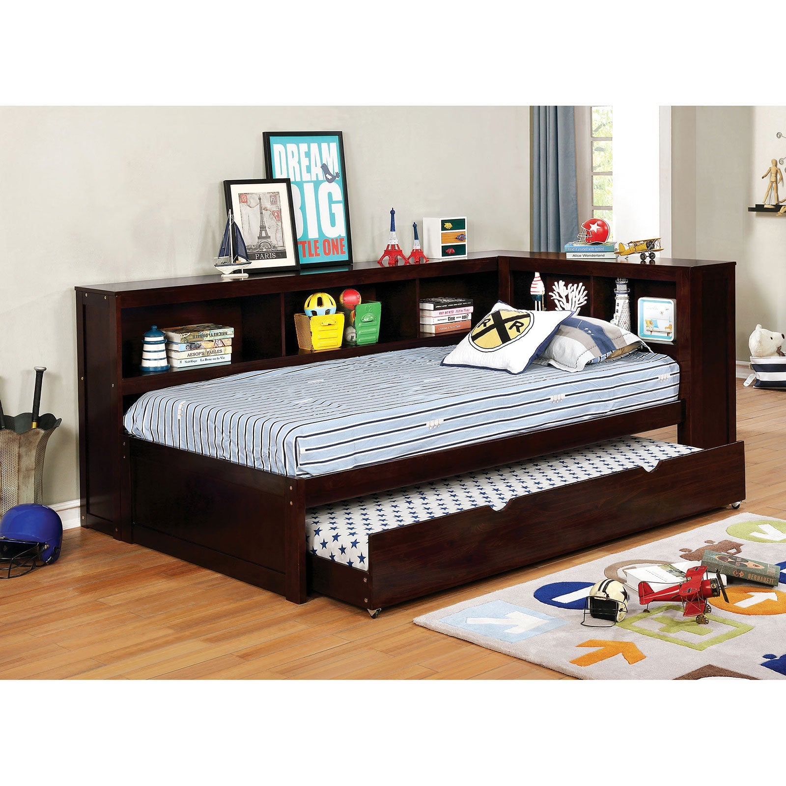 Frankie White Twin Daybed w/ Trundle - ATL FURNITURE