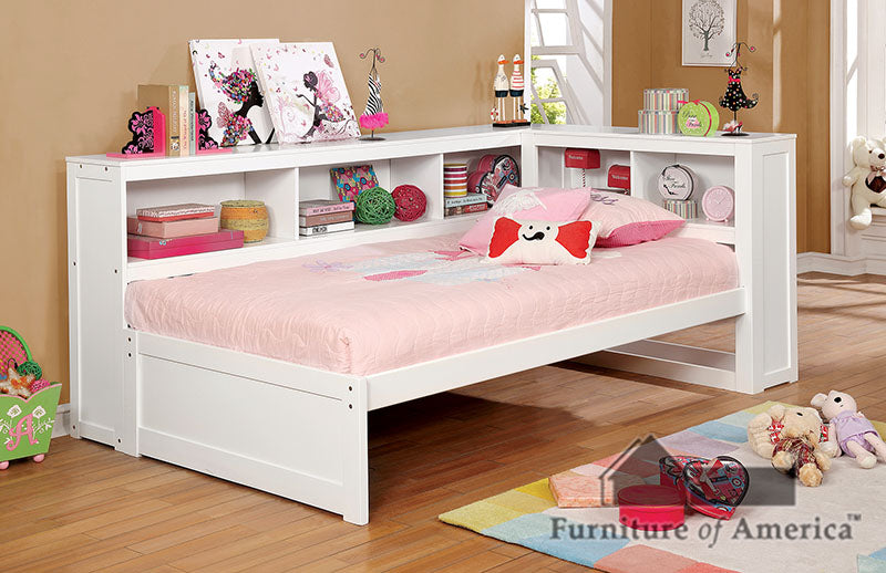 Frankie White Twin Daybed - ATL FURNITURE