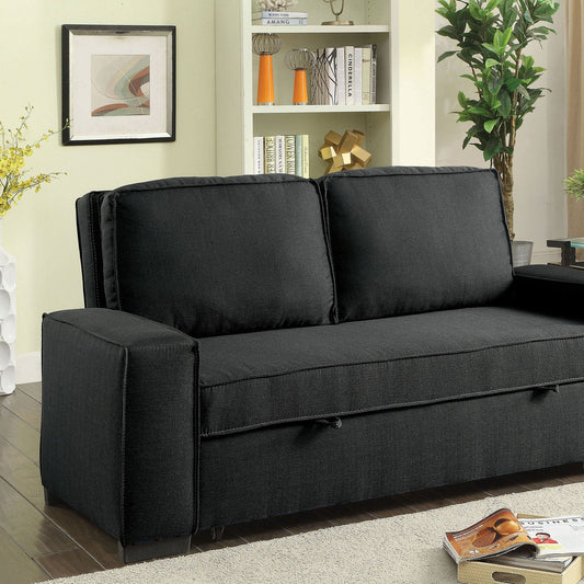 Balbriggan Warm Gray Futon Sofa - ATL FURNITURE