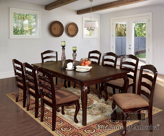 Townsville Dark Walnut 78" Dining Table - ATL FURNITURE