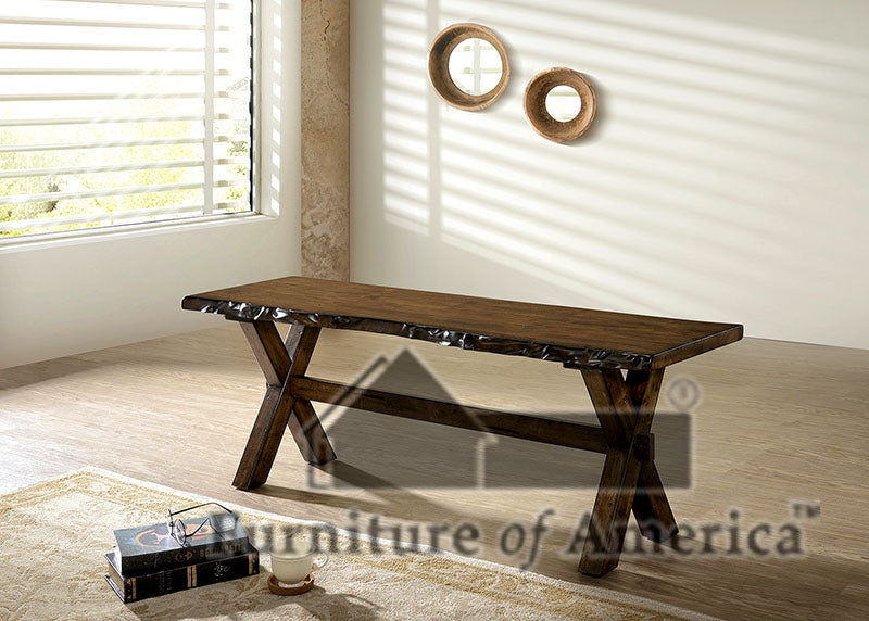 Woodworth Walnut Bench - ATL FURNITURE