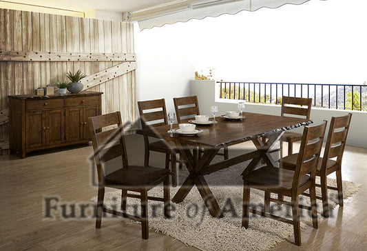Woodworth Walnut Dining Table - ATL FURNITURE