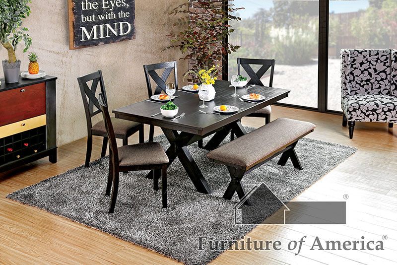XANTHE Black Dining Table - ATL FURNITURE