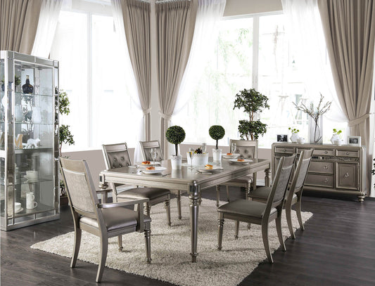 Xandra Champagne Dining Table - ATL FURNITURE