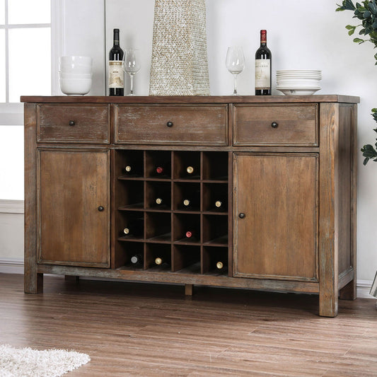 Sania I Oak Server - ATL FURNITURE