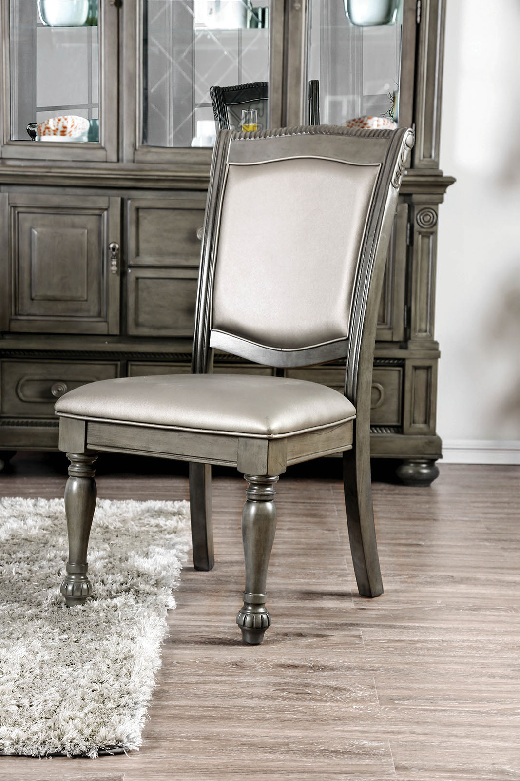 Alpena Gray Side Chair (2/CTN) - ATL FURNITURE