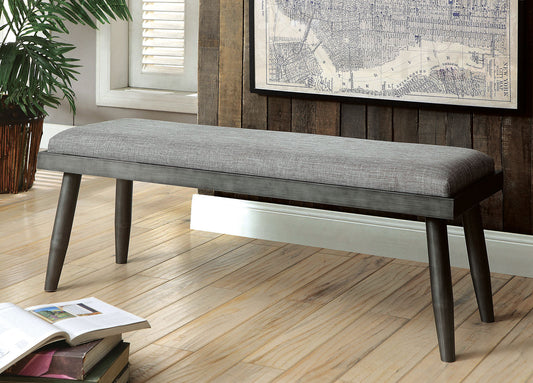 Vilhelm I Gray Bench - ATL FURNITURE