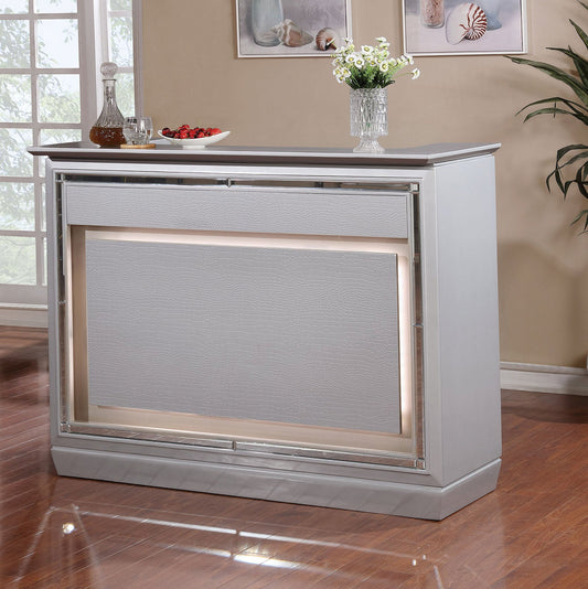 Alena Silver Bar Table - ATL FURNITURE