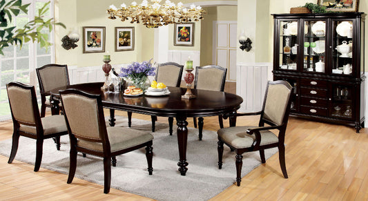 7 Pc. Dining Table Set (2AC+4SC) - ATL FURNITURE