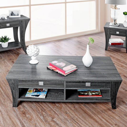 Amity Gray Coffee Table - ATL FURNITURE