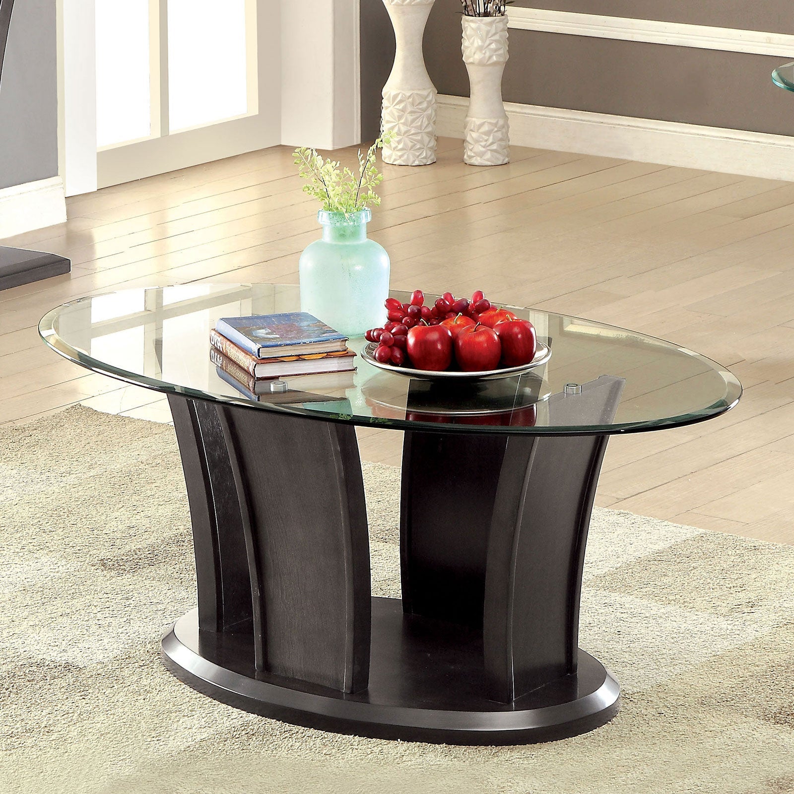 MANHATTAN IV Gray Coffee Table, Gray - ATL FURNITURE