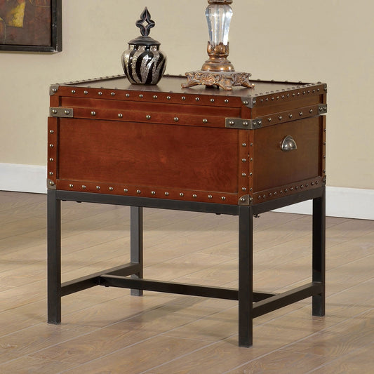 MILBANK Cherry End Table - ATL FURNITURE