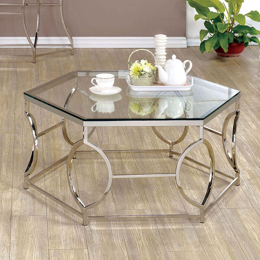 ZOLA Chrome Coffee Table - ATL FURNITURE