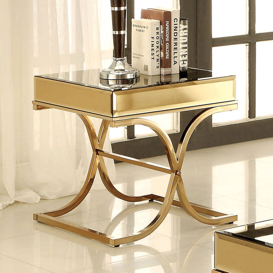 SUNDANCE Brass End Table, Brass - ATL FURNITURE