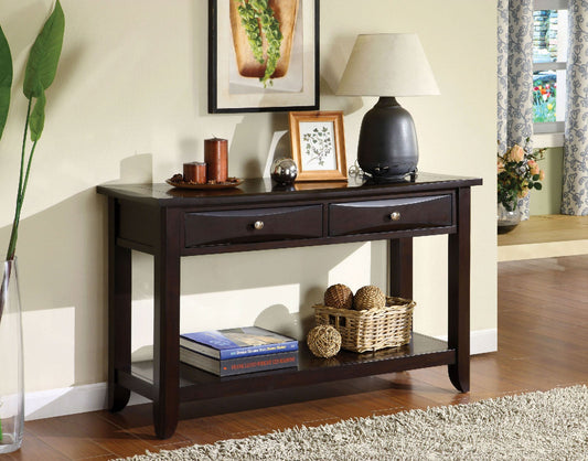 Baldwin Espresso Sofa Table - ATL FURNITURE