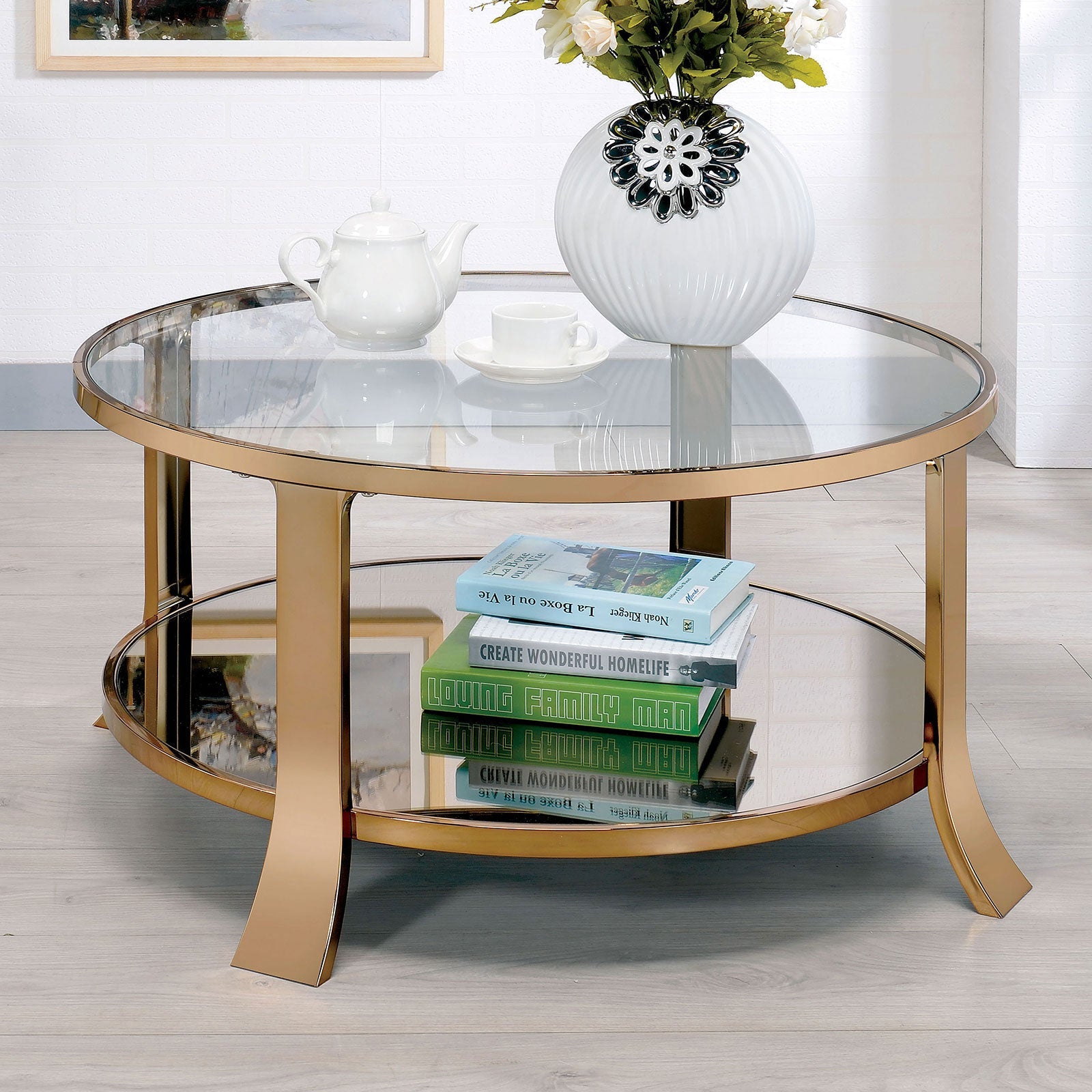 Champagne Coffee Table - ATL FURNITURE