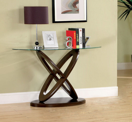 Atwood II Dark Walnut Sofa Table - ATL FURNITURE