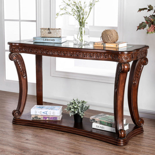 Walworth Dark Oak Sofa Table - ATL FURNITURE