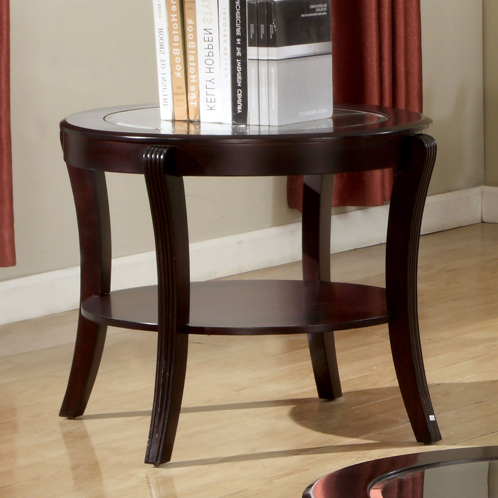 FINLEY Espresso End Table - ATL FURNITURE