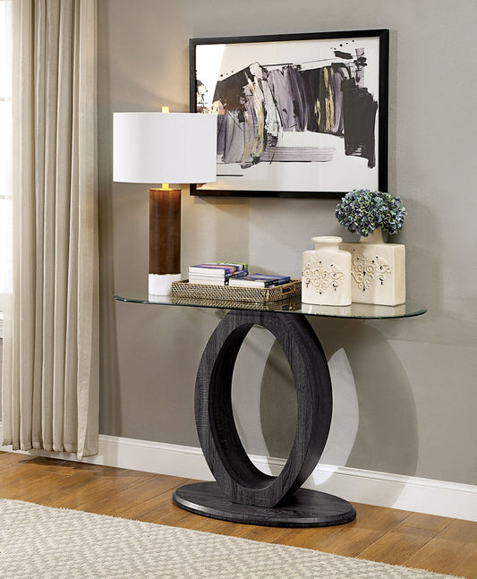 Lodia Gray Sofa Table - ATL FURNITURE