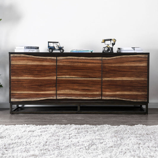 Fulton Dark Oak 64" Media Chest - ATL FURNITURE