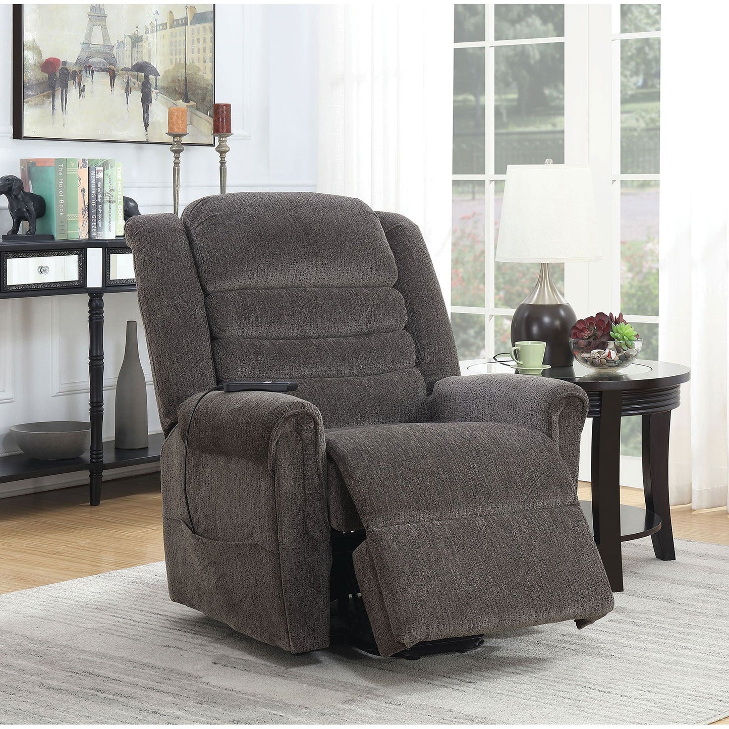 Gaynor Gray Recliner - ATL FURNITURE