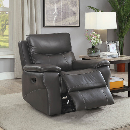 Lila Gray Recliner - ATL FURNITURE