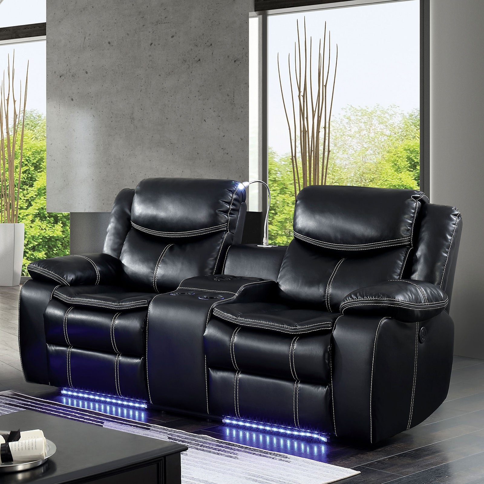Sirius Black Love Seat - ATL FURNITURE