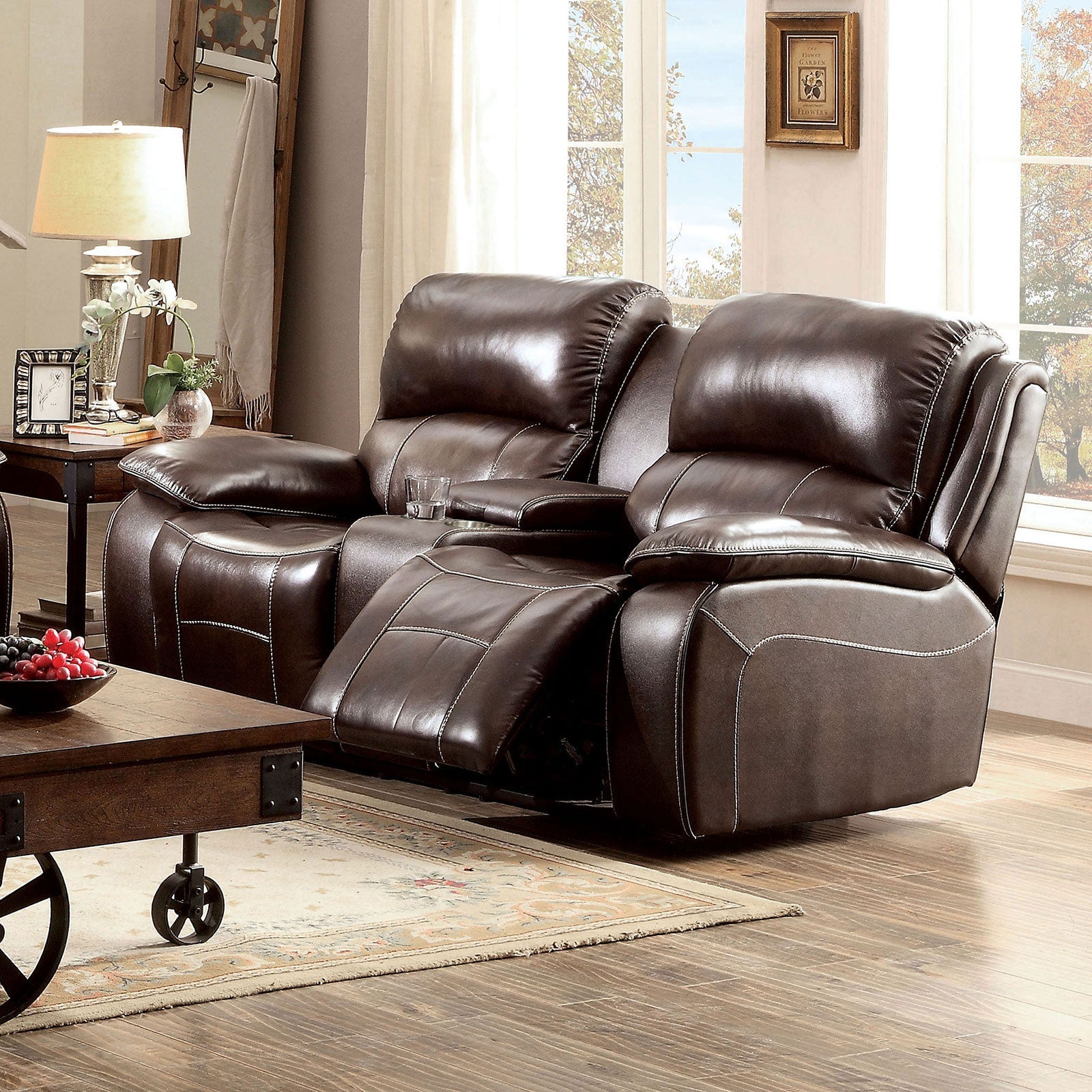 Ruth Brown Love Seat - ATL FURNITURE