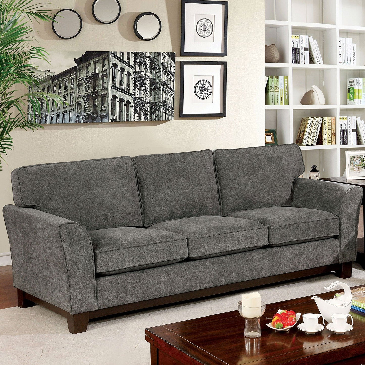 Caldicot Gray Sofa - ATL FURNITURE