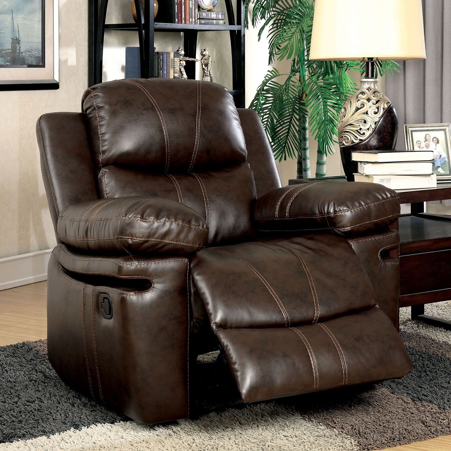 Listowel Brown Chair - ATL FURNITURE